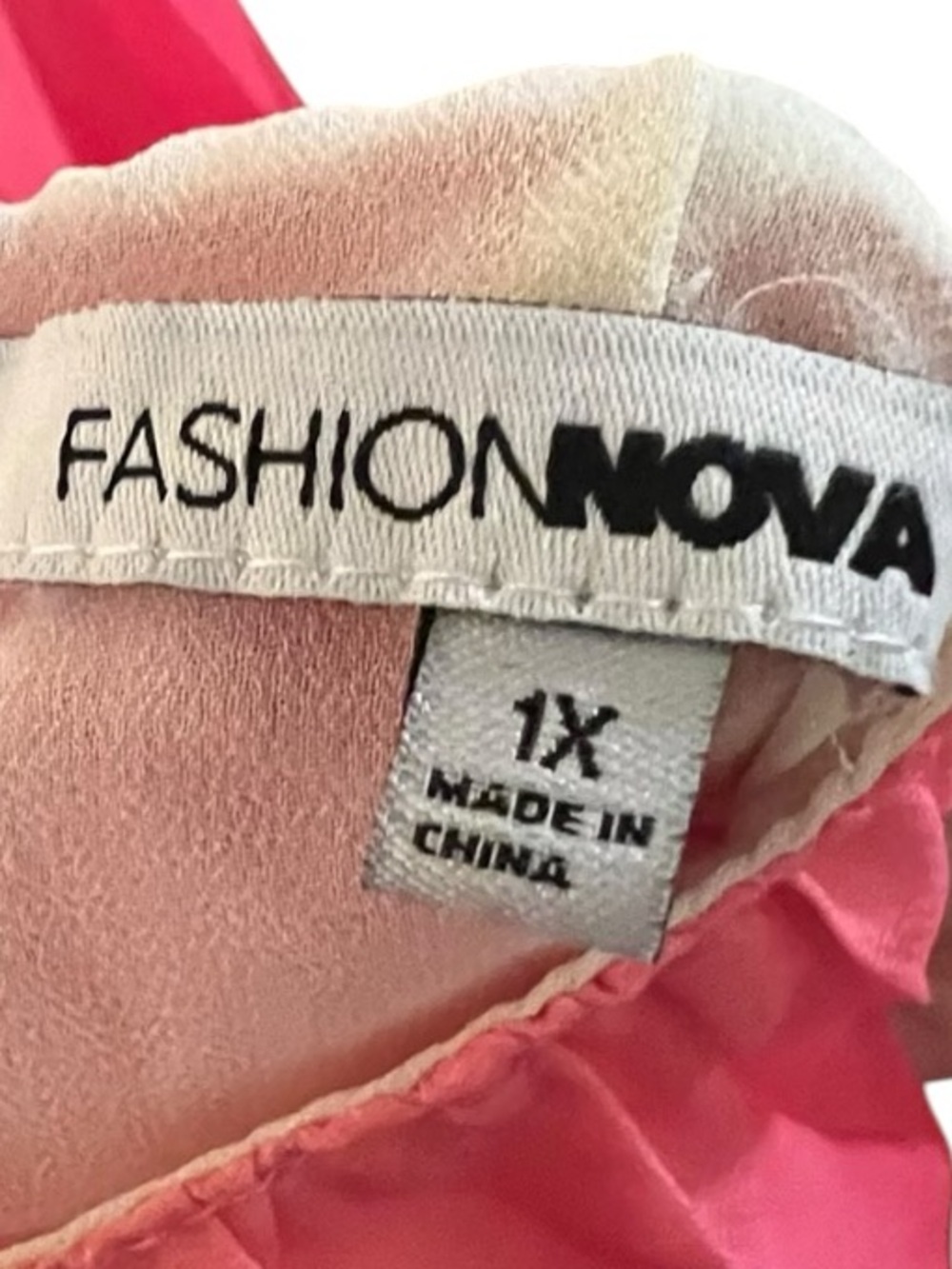 Fashion Nova Sunset Ombre Pleated Backless Halter Maxi Dress Size 1X - Picture 4 of 6
